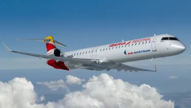 Avi�n de Air Nostrum en vuelo. Foto: Air Nostrum