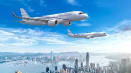 Aviones de la familia A320neo de CALC. Foto: Airbus