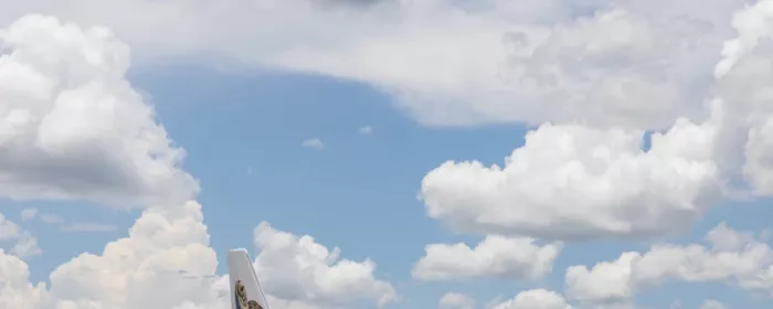 Aeronave de JetSMART en tierra.