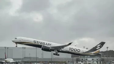 Airbus A350-1000 de la aerol�nea taiwanesa Starlux. Foto: Airbus