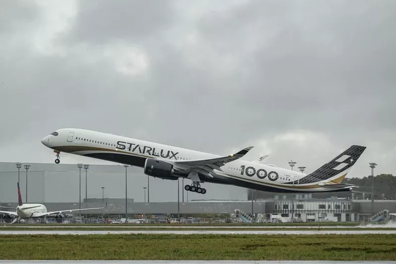 Airbus A350-1000 de la aerol�nea taiwanesa Starlux. Foto: Airbus