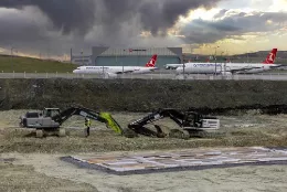 Imagen del comienzo de las obras para la creaci�n de las nuevas infraestructuras de Turkish Airlines. Foto: Turkish Airlines