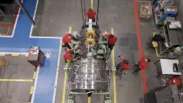 Motor en el Centro de Formaci�n de Motores de Iberia Mantenimiento en La Mu�oza. Foto: Iberia Mantenimiento