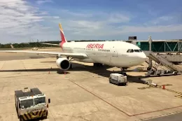 Airbus A350 en el Aeropuerto Internacional Sim�n Bol�var-Maiquet�a.