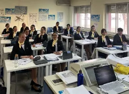 Foto de archivo de candidatos en pruebas de selecci�n de candidatos a tripulantes de cabina de pasajeros en Advenita. Foto: Adventia