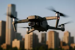 Dron en el aire. Foto: Andaluc�a Aerospace