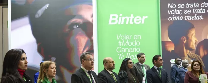 Acto celebrado en el estand de Binter en Fitur. Foto: Binter