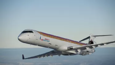 Avi�n de Air Nostrum en vuelo. Foto: Air Nostrum