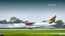 Aeronave ATR de AirBorneo. Foto: ATR