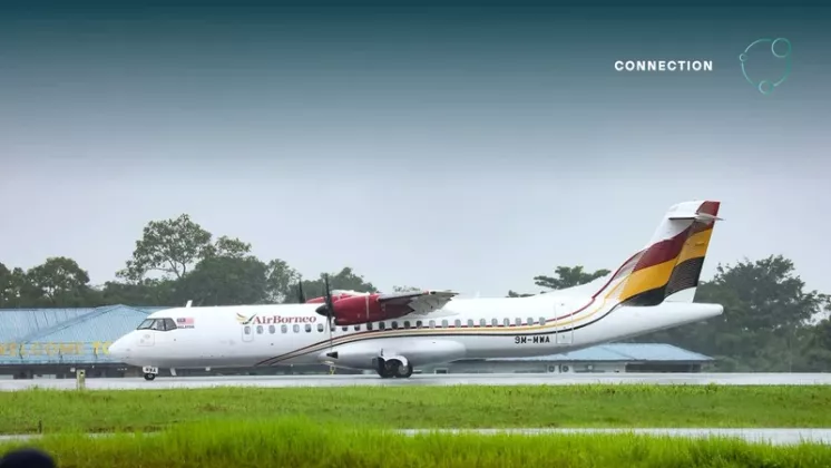 Aeronave ATR de AirBorneo. Foto: ATR