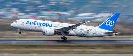 Avi�n Boeing 787-8 Dreamliner usado por Air Europa para sus vuelos de larga duraci�n. (Foto: Air Europa)