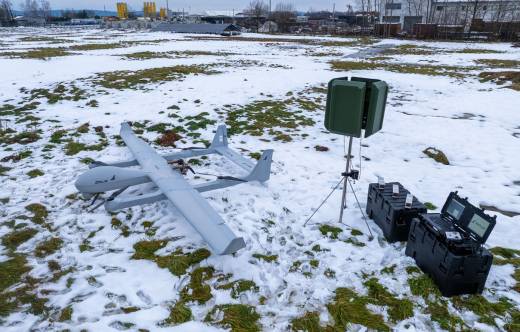 UAV VTOL de ala fija ZEUS de Ekolot Aerospace & Defense.