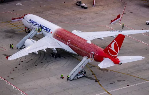 Turkish Airlines estrena su avi�n 500 dedicado a sus empleados. Foto: Turkis Airlines