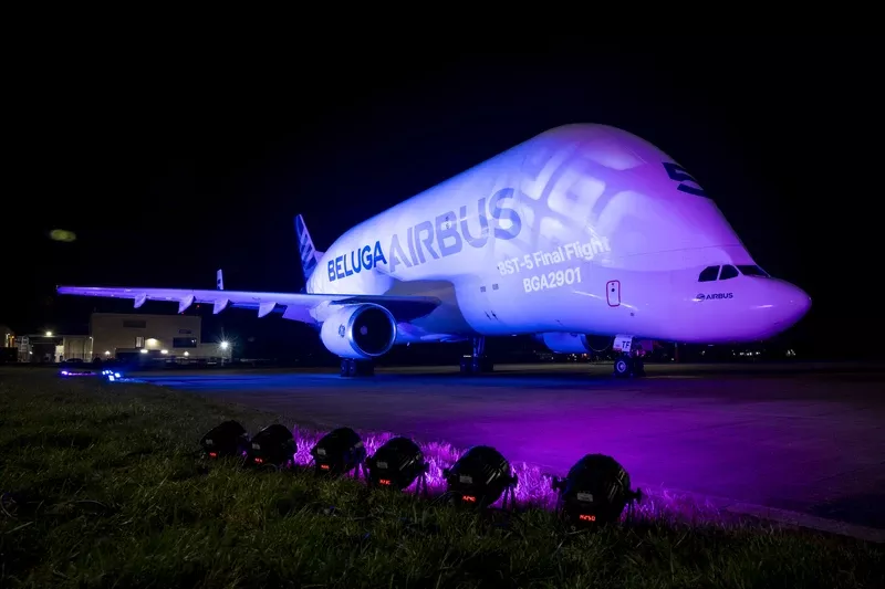 Vuelo final del Airbus Beluga ST. Foto: Airbus