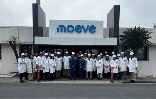 Foto de la visita al Parque Energ�tico La R�bida de Moeve. 