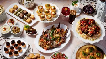 Men�s de Emirates con motivo del Ramad�n. Foto: Emirates