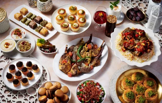 Men�s de Emirates con motivo del Ramad�n. Foto: Emirates