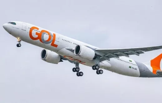 Aeronave de GOL Linhas A�reas. 