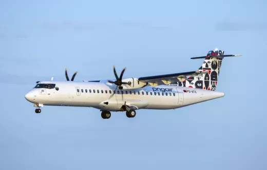 ATR 72-600 de PNG Air. Foto: ACIA Aero Leasing