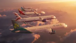 Aviones de las aerol�neas del grupo aeron�utico IAG. Foto: IAG