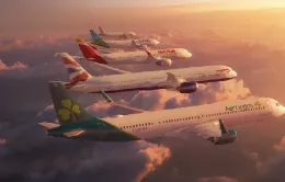 Aviones de las aerolíneas del grupo aeronáutico IAG. Foto: IAG