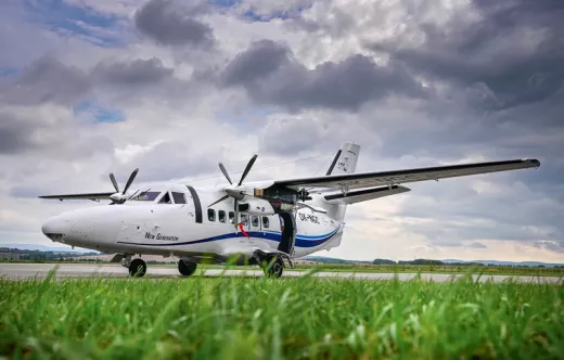 Aeronave L410 NG de la checa Aircraft Industries. Foto: Aerocardal