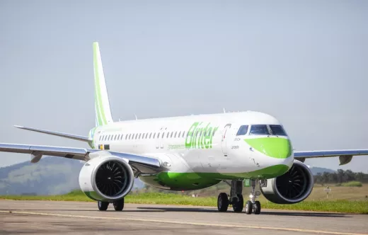 Aeronave de Binter en pista. Foto: Binter