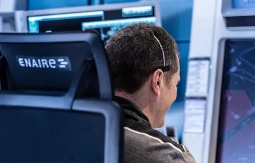 Controlador a�reo de Enaire. Foto: Enaire