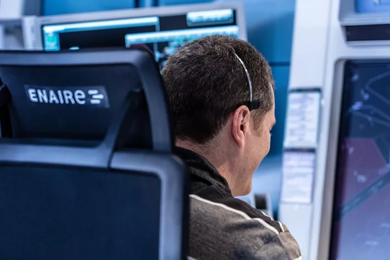 Controlador a�reo de Enaire. Foto: Enaire