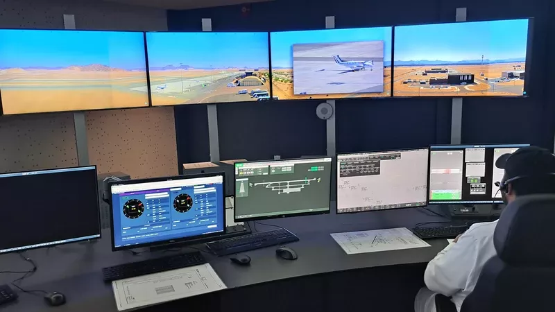 La torre de control remota de Ala Ula de Indra. Foto: Indra La torre de control remota de Ala Ula de Indra. Foto: Indra