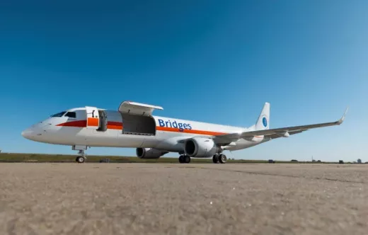 Embraer de E190F de Bridges Air Cargo. 