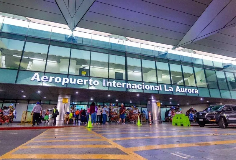 Aeropuerto Internacional La Aurora. Foto: Aeropuerto La Aurora