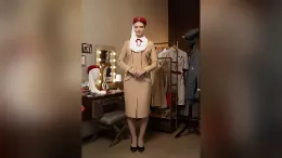 Uniforme de la tripulaci�n de cabina de Emirates. Foto: Emirates