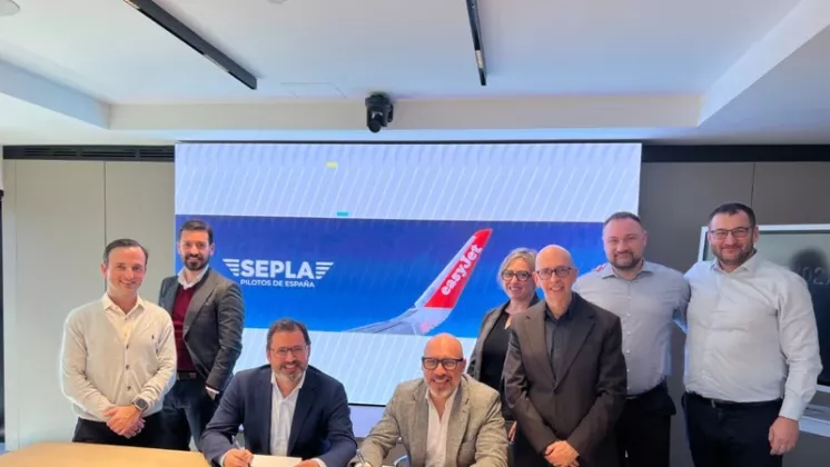 Sepla y EasyJet firman el III Convenio Colectivo con subidas salariales y mejoras laborales para los pilotos en Espa�a hasta 2028.