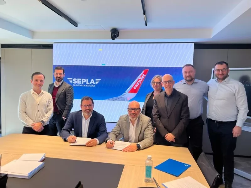 Sepla y EasyJet firman el III Convenio Colectivo con subidas salariales y mejoras laborales para los pilotos en Espa�a hasta 2028.