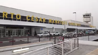 Aeropuerto C�sar Manrique Lanzarote. Foto: Binter