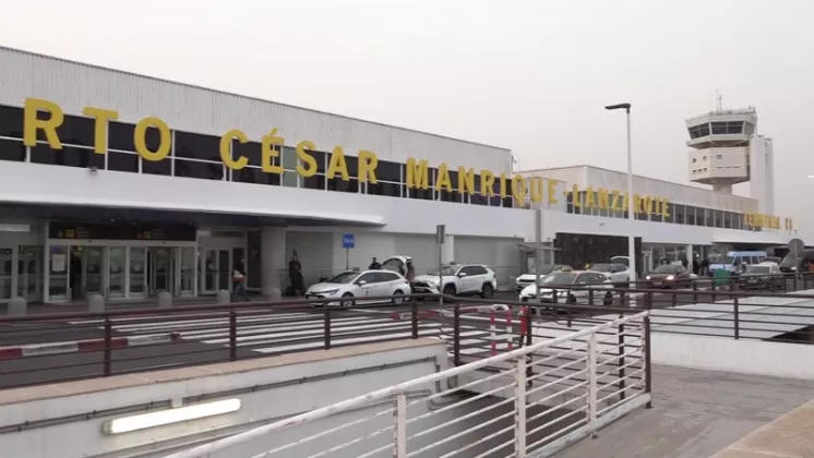Aeropuerto C�sar Manrique Lanzarote. Foto: Binter