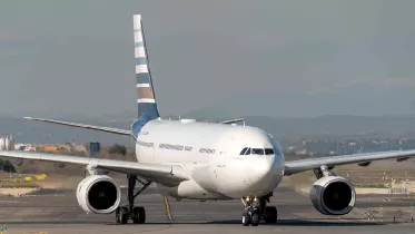 Airbus A330-200 de la compa��a Privilege Style que operar� bajo la f�rmula wet lease la ruta Barajas-Maiquet�a. Foto: Privilega Style