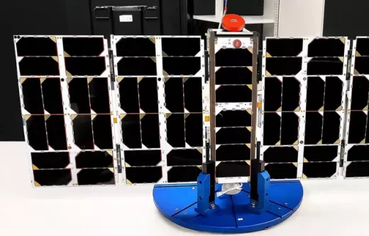 Sat�lite ARQSAT-1 de la futura constelaci�n MAGEC de CanarySat. Foto: CarnarySat