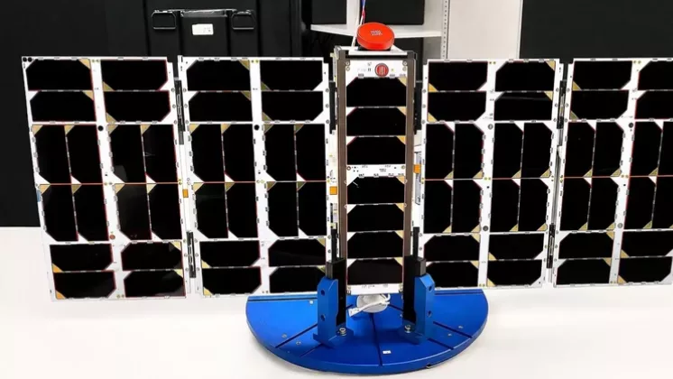 Sat�lite ARQSAT-1 de la futura constelaci�n MAGEC de CanarySat. Foto: CarnarySat