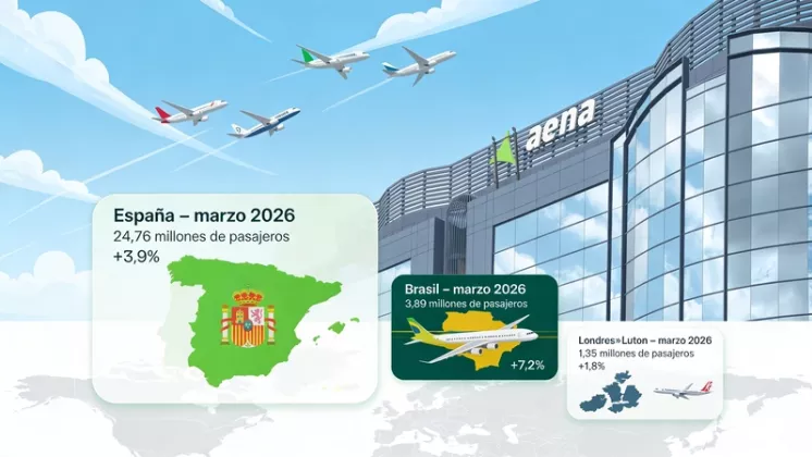 Infograf�a generada con datos de Aena.
