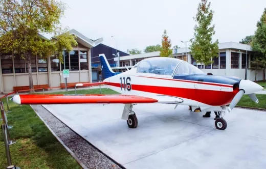 T-35 Pillan donado por la Fuerza A�rea de Chile a INACAP.