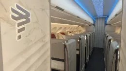 Cabina Premium Business modelo VantageSOLO de Thompson Aero Seating que equipar�n los A321XLR de LATAM. Foto: LATAM