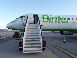 Avi�n Embraer E195-E2 de Binter. Foto: Binter