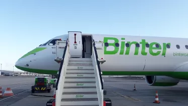 Avi�n Embraer E195-E2 de Binter. Foto: Binter