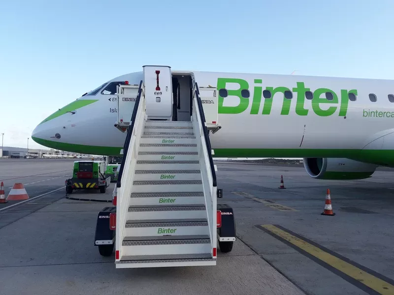 Avi�n Embraer E195-E2 de Binter. Foto: Binter