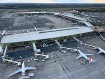 Vista a�rea del Aeropuerto de Brasilia.