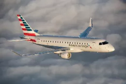 Embraer 175 de Envoy subsidiaria de American Airlines Group. Foto: Embraer