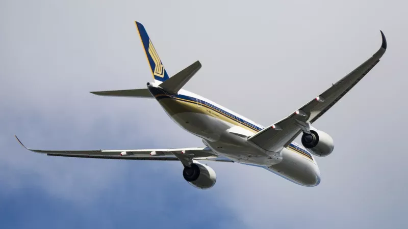 Avi�n de Singapore Airlines en vuelo. Foto: Singapore Airlines