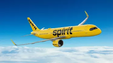 Imagen de un Airbus A321neo de Spirit Airlines. Foto: Spirit Airlines